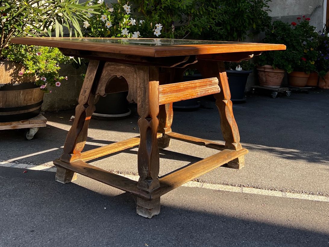 Tavoli: Antiker Schiefer- Tisch – Usato da Jenins venduto da Urzi0 1