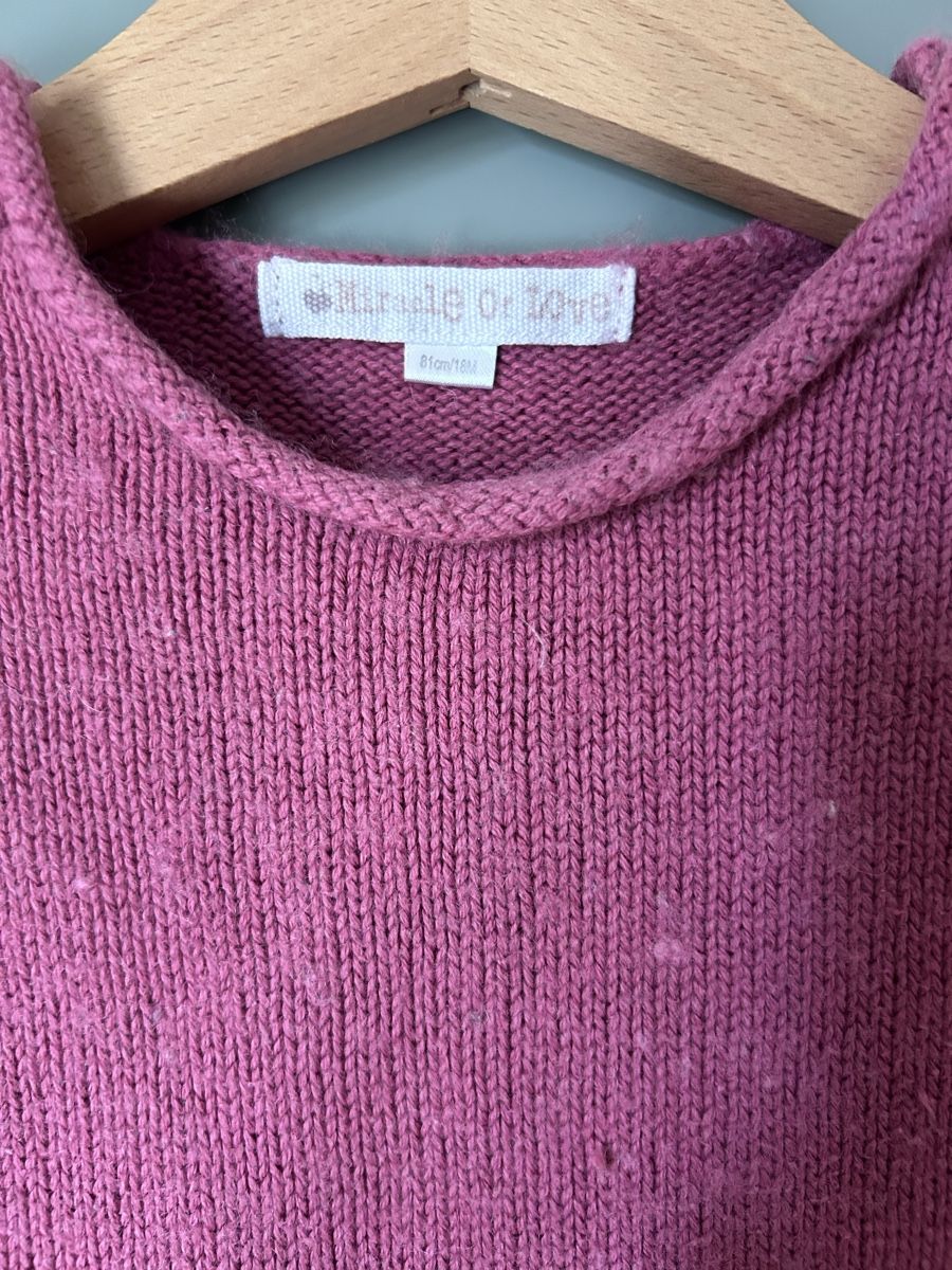 Vertbaudet Vestiti & Gonne: Strickkleid von Vertbaudet (80) – Usato da Basel venduto da enfantdor 1