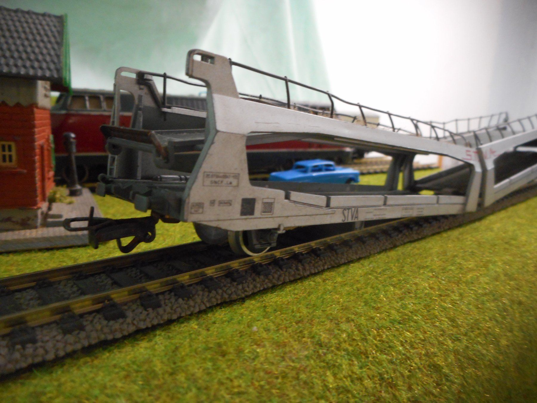 Jouef Modellini di ferrovie: Jouef Autotransporter leer, defekt – Difettoso da Bretzwil venduto da gbfluck 1