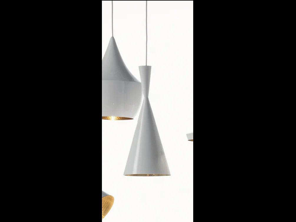 Tom Dixon Lampadari & plafoniere: Design-Pendelleuchte "Beat Tall" von Tom Dixon – Nuovo e nell'imballaggio originale da Burgdorf venduto da nisut