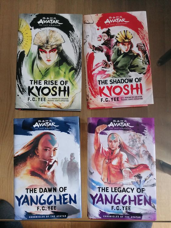 4 Books in the Avatar Airbender Series (Kyoshi and Yangchen) (Gebraucht ...