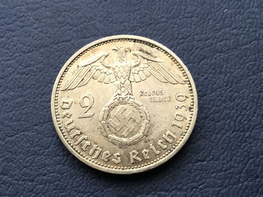 Alle Münzen: 2 Reichsmark 1939 A. – Gebraucht aus St. Margrethen SG von alfapeugeot10 2