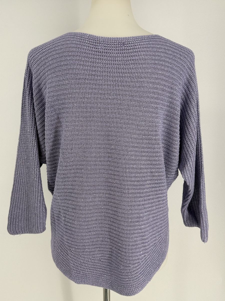 Pullover & Sweatshirts: Pullover Gr. L mit Lurex und 3/4 Arm – Gebraucht aus Auenstein von moin. 2