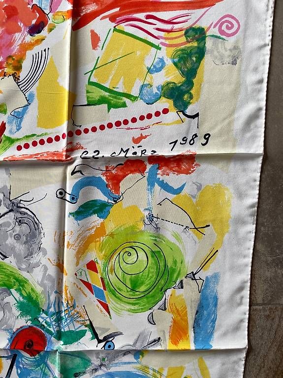 Grafiken & Lithographien: Jean Tinguely. Sérigraphie sur soie – Gebraucht aus St-George von Raretefacts 3