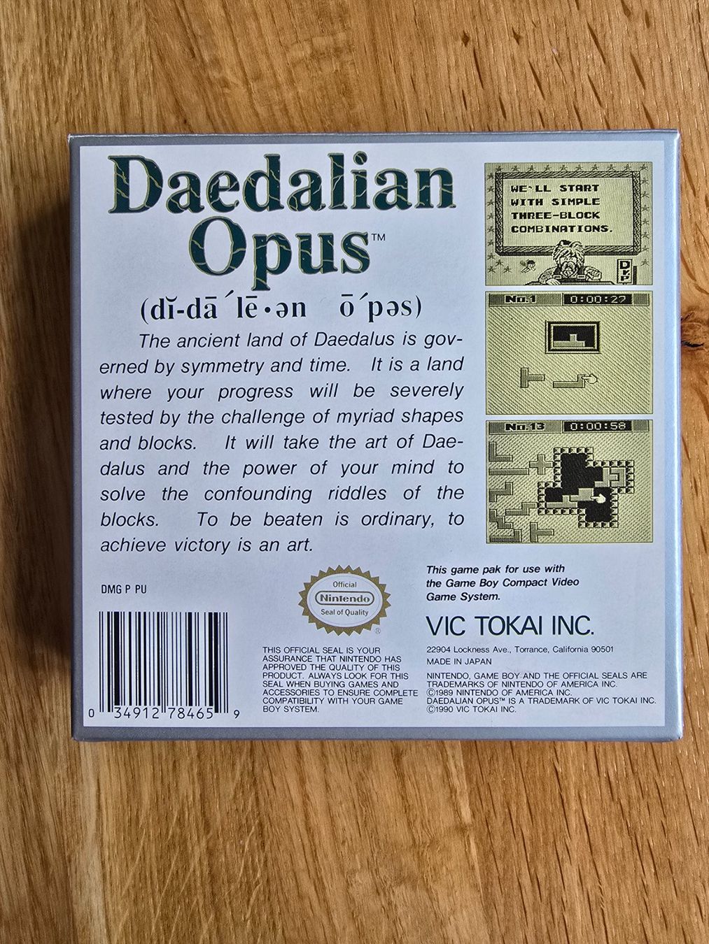 Nintendo Giochi: Nintendo Gameboy/Daedalian Opus/OVP – Usato da Sursee venduto da Elian91 3