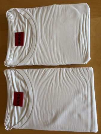 2 T-Shirt HUGO BOSS, size L, Round Neck