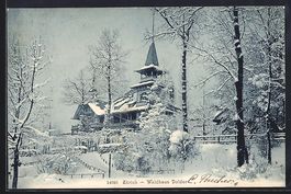 Zürich, Hotel Waldhaus Dolder im Schnee