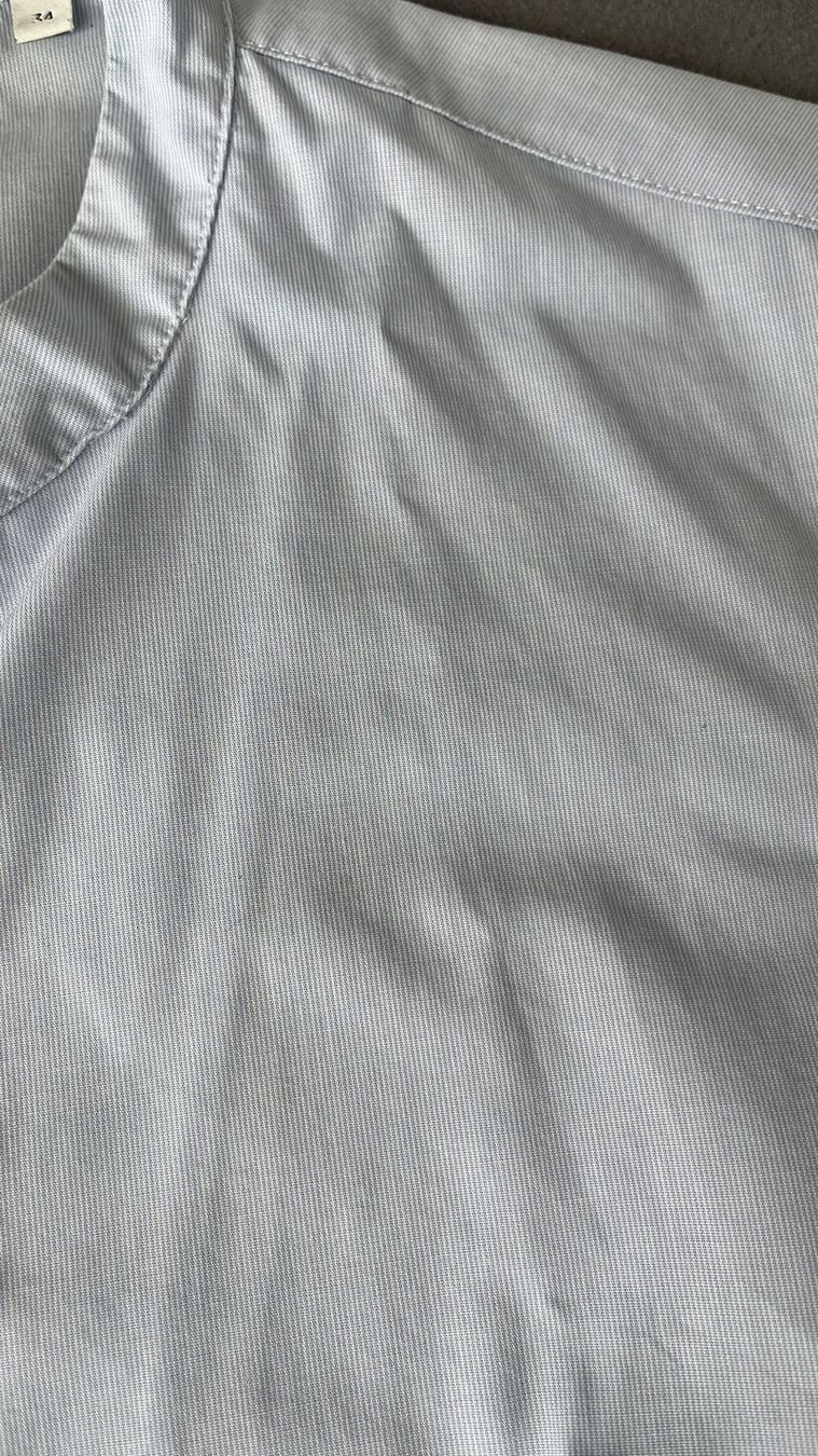 Eterna Camicette: hellblaue Bluse von Eterna / Grösse 34 / kurze Arme – Usato da Zofingen venduto da Klavier777 3