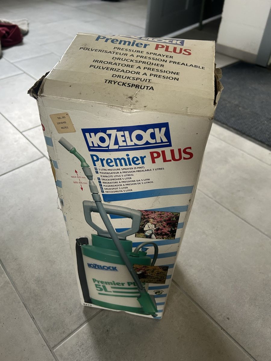 Tecnologia medica: Gartenspritze / Druckspritze Hozelock Premier 5L – Nuovo (secondo la descrizione) da Wittwil venduto da akl_8x79