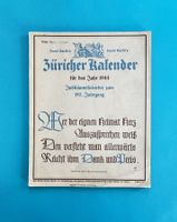 Bürkli’s ZÜRICHER KALENDER 1944