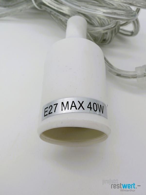 Lampade: VENSO E27 Lampenfassung mit 4m Kabel – Nuovo e nell'imballaggio originale da Winterthur venduto da Restwert_Winterthur 3