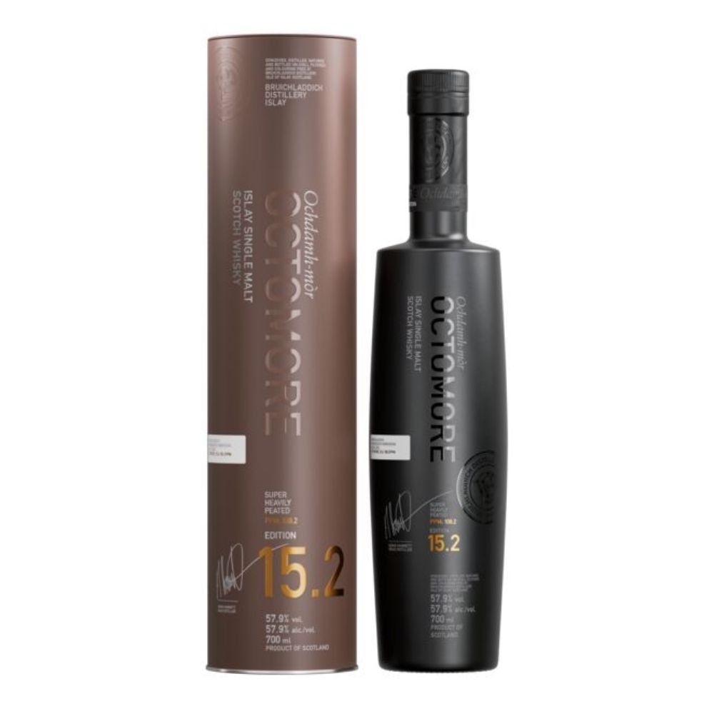 Octomore Bevande alcoliche: Bruichladdich Octomore 15.2 – Nuovo e nell'imballaggio originale da Deitingen venduto da Gold-Delikatessen