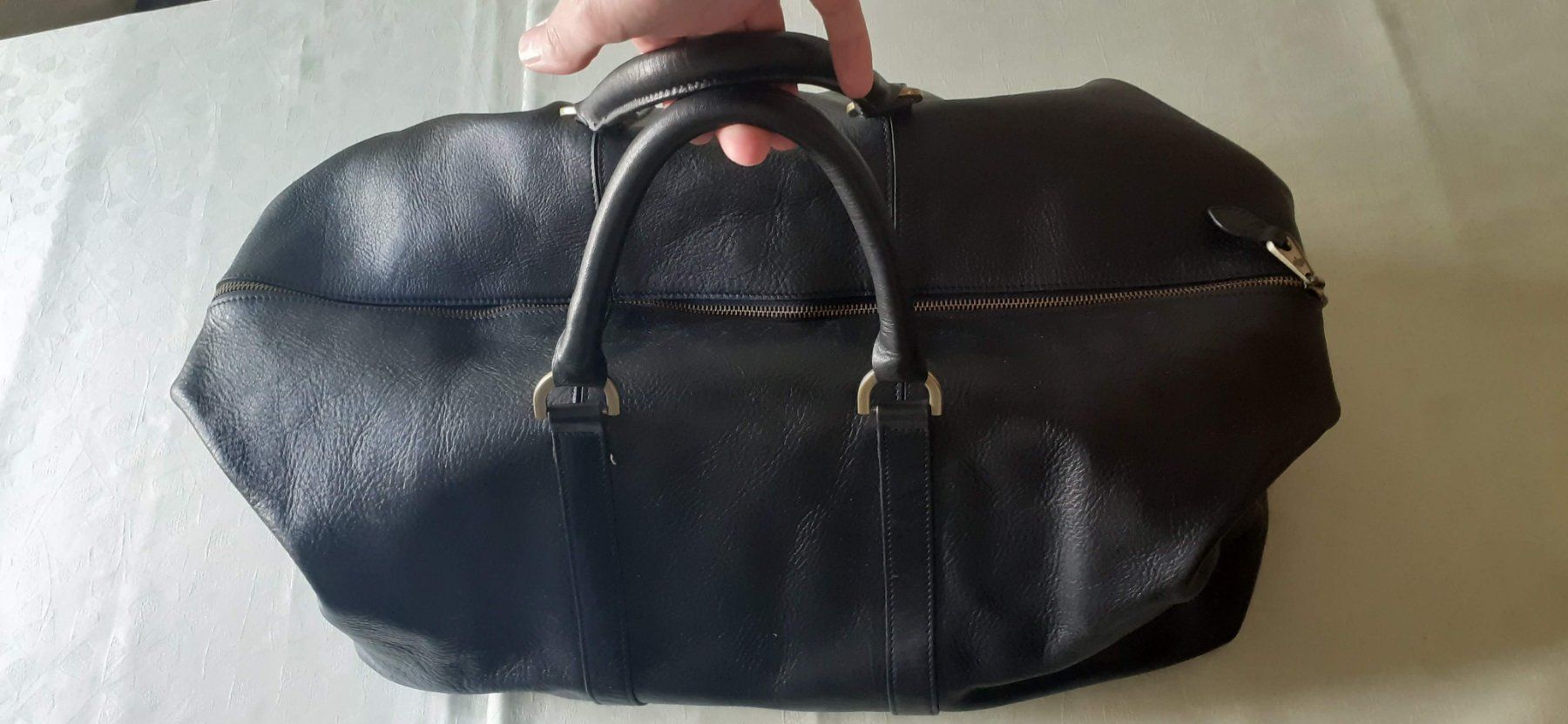 Sacs: Vintage Reisetasche Echtleder schwarz – D'occasion à Zürich par JoRuTu 3