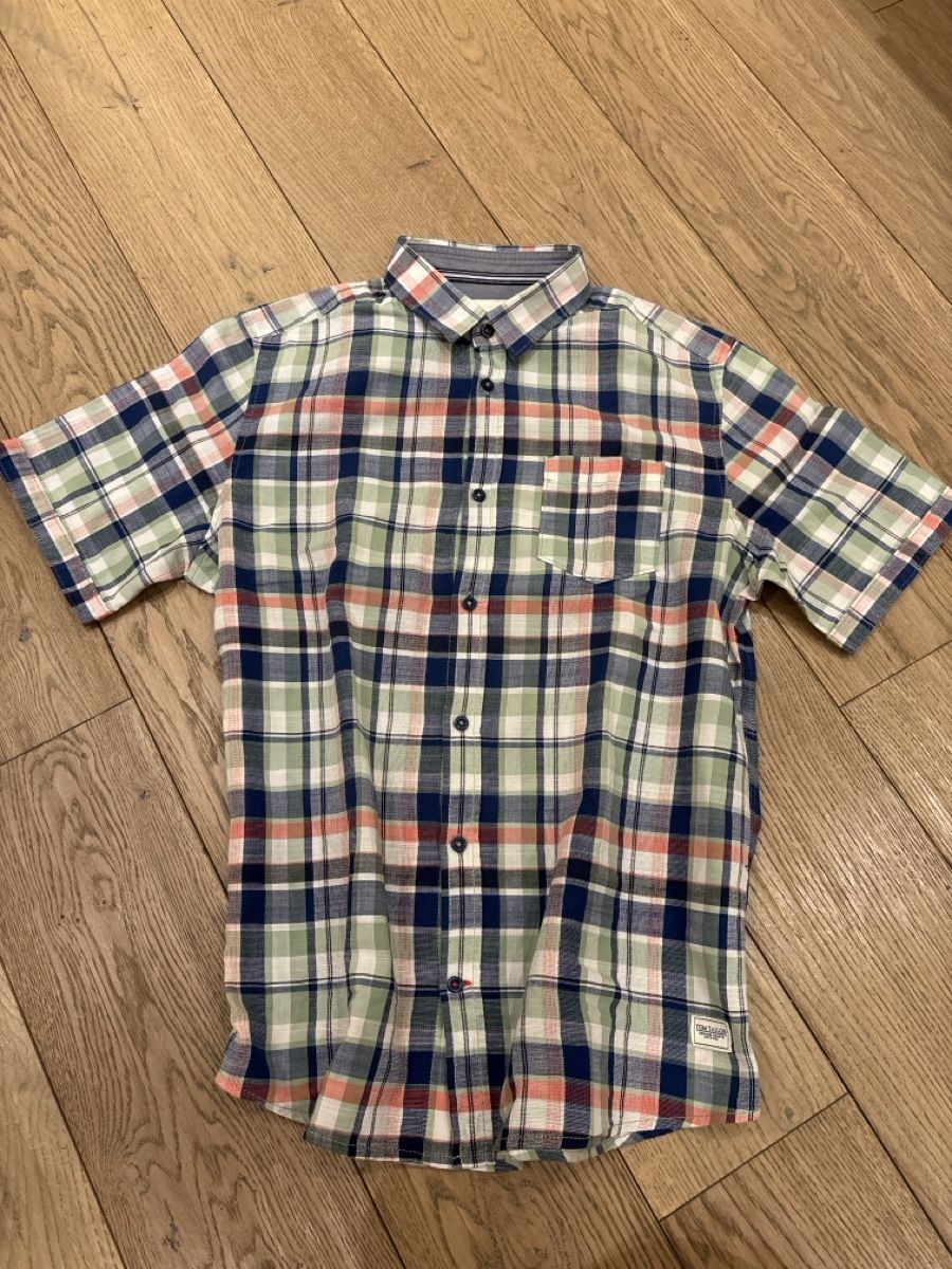 Tom Tailor Camicie: Kurzarm-Hemd/M /Tom Tailor/Kariert – Usato da Appenzell venduto da babet01