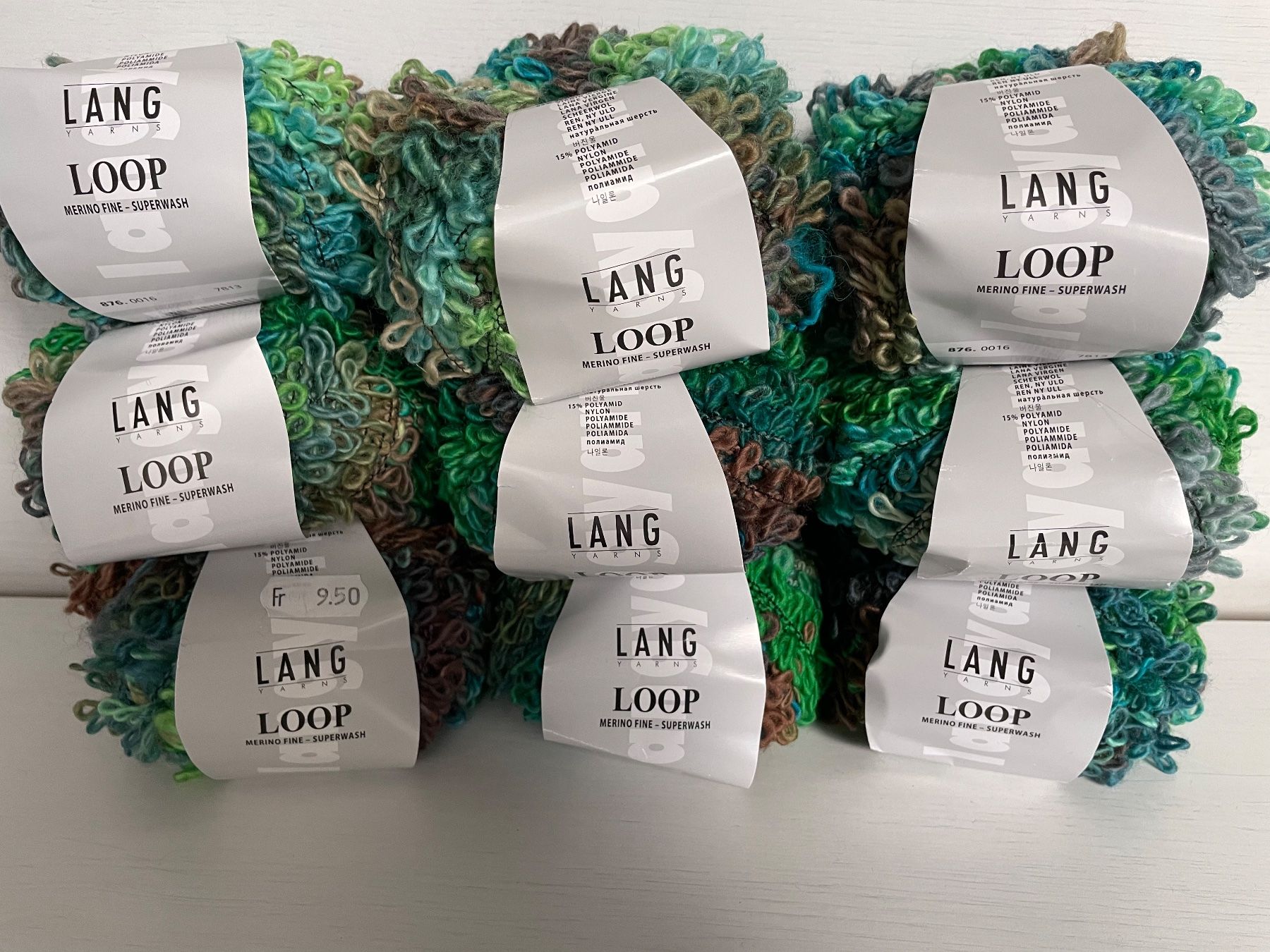 Lana: 10 Knäuel Lang Loop – Nuovo e nell'imballaggio originale da Büsserach venduto da bor_s88m 2
