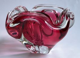 Kunstglasschale*Wunderschöne mundgeblasene MURANO Glas*****