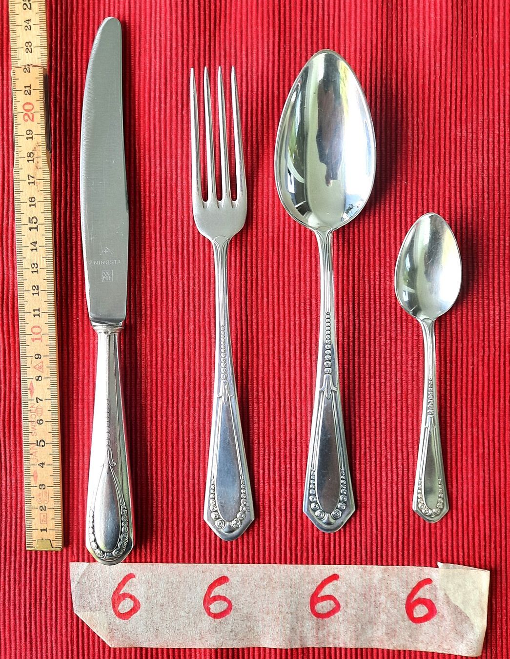 WMF Set di posate: WMF 400 Röschen - 24 Teile - versilbert – Usato da Wetzikon ZH venduto da Frischbach 1