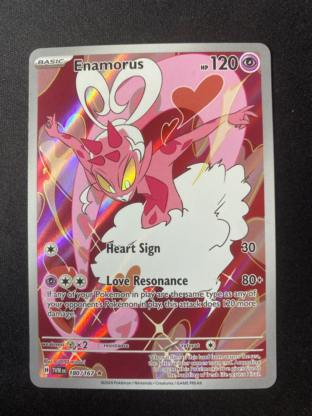 Pokémon Carte collezionabili: Enamorus 180 - Cupidos - Twilight Masquerade - EN – Nuovo (secondo la descrizione) da Hausen AG venduto da Shrade