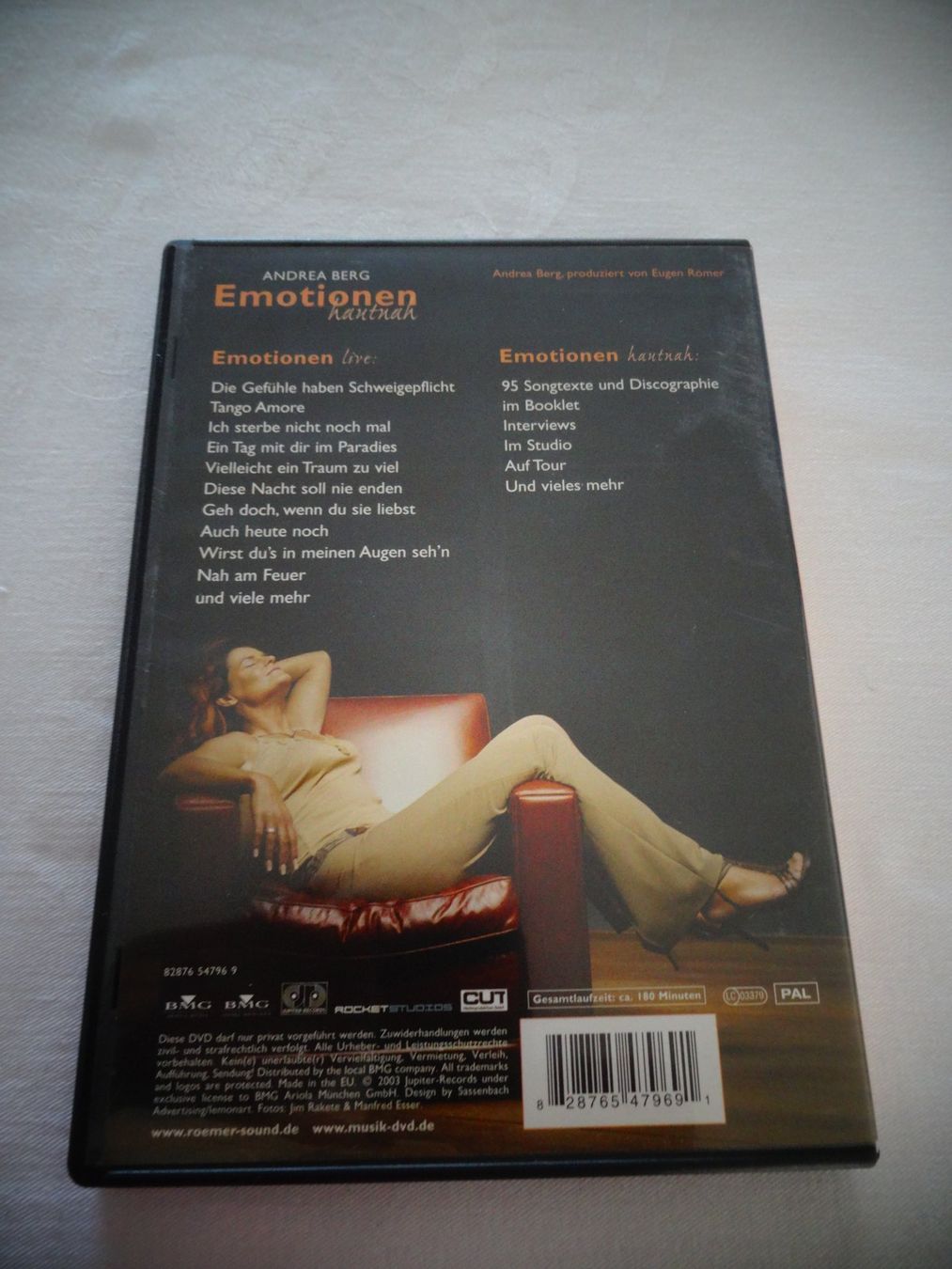 Tutti i DVDs: DVD Andrea Berg Emotionen – Usato da Neerach venduto da jenny062 1