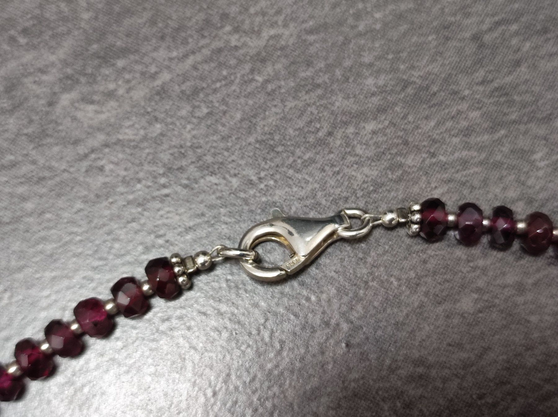 Catenine: Granatkette mit Silber 925 – Usato da Wohlen AG venduto da Tikale 2