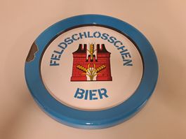 Emailschild Feldschlösdchen/ seltene helle Variante