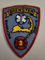 Patch Brewster Rescue Fire FD USA gestickt guter Zustand