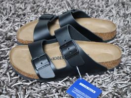 Birkenstock, Arizona, Gr. 40, Leder, schwarz, NEU