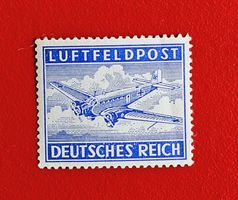 DEUTSCHES REICH FLUGPOST LUFTFELDPOST GEZÄHNT 1942*