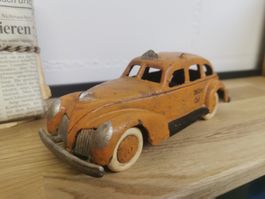 Yellow Cab Taxi Gusseisen Auto Model Deko Oldtimer