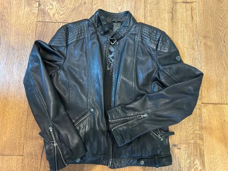 Lederjacke Damen, Gipsy, Grösse M, schwarz