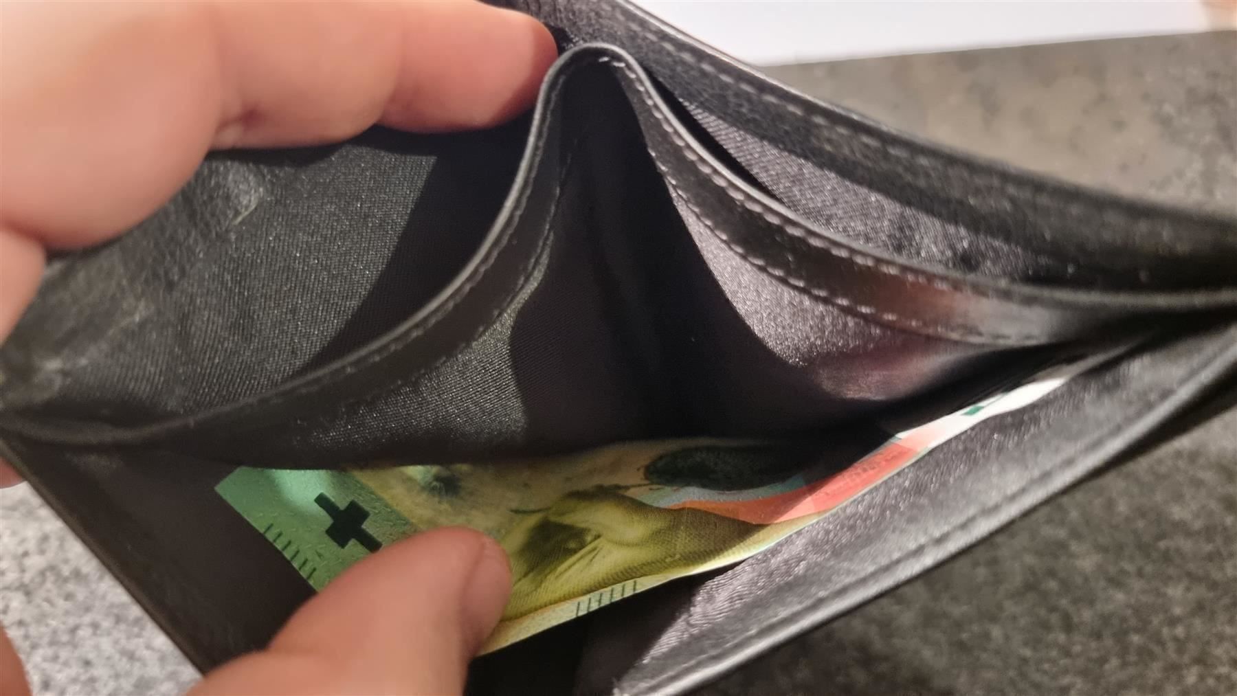 Brieftaschen: Portemonnaie Leder in schwarz – Neu (gemäss Beschreibung) aus Rebstein von James-Dean 4