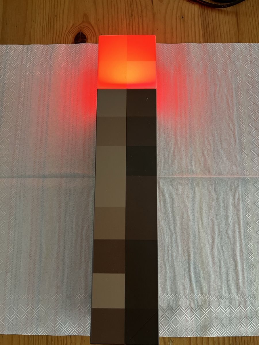 Tutte le decorazioni: Minecraft - Fackel. Versch. Farbe HxB ca. 28x5,5 cm – Nuovo (secondo la descrizione) da Basel venduto da veralt 2