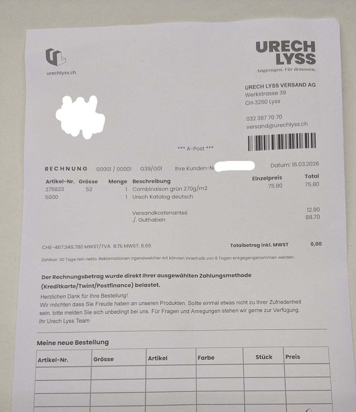 Tute: Planam Combinaison 100% Baumwolle Gr.52 – Usato da Bern venduto da F_M_A 4