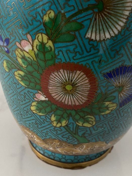 Vasi & Recipienti: Beautiful Ancient Cloisonne Enamel Vase – Usato da Morges venduto da Audemars07 8