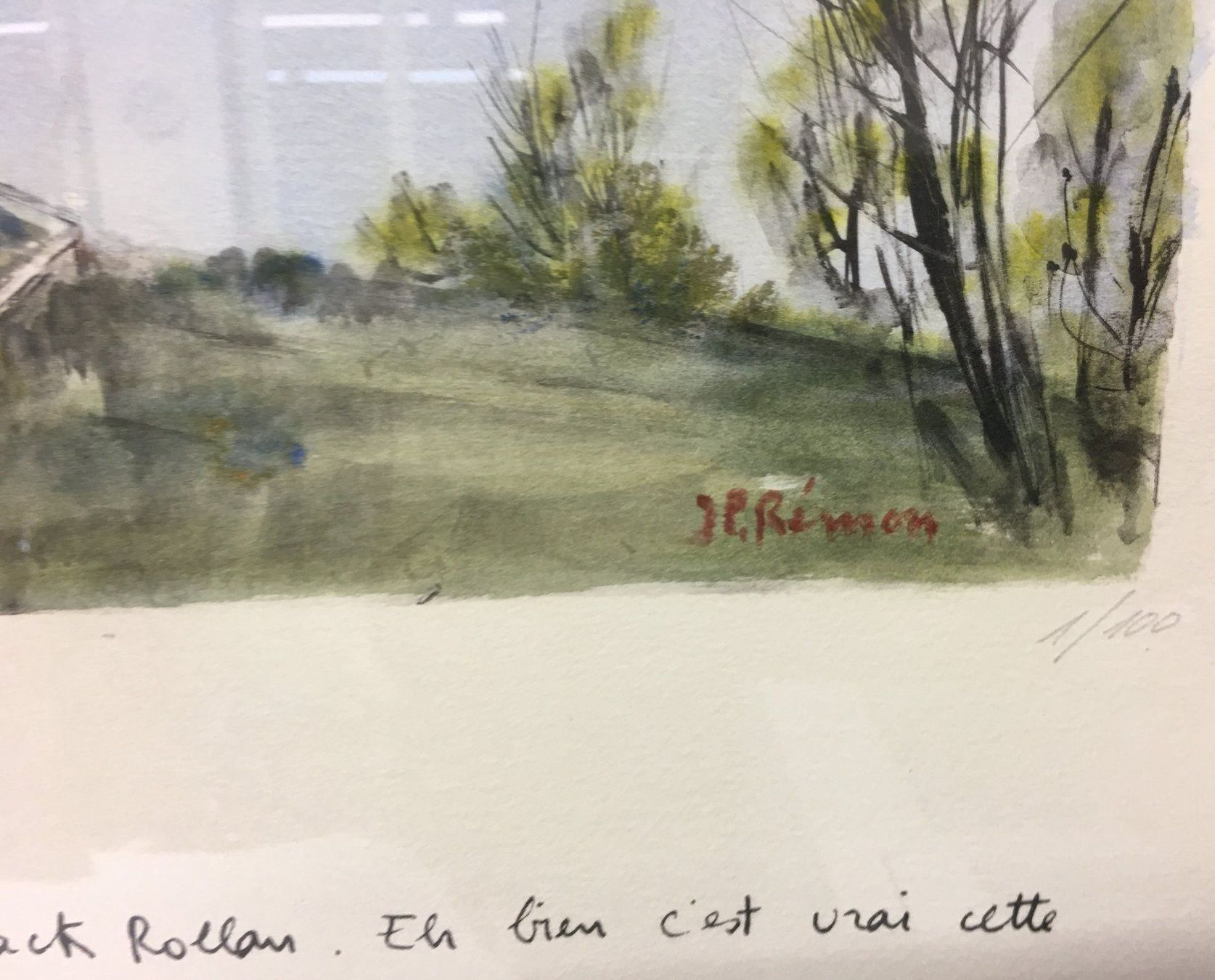 Poster & Bilder: Rémon, Jean-Pierre - 1/100-76.5 x 59.5cm – Gebraucht aus Oftringen von Vucki 2