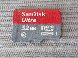Sandisk Ultra 32GB MicroSD *** ab 1.- ***
