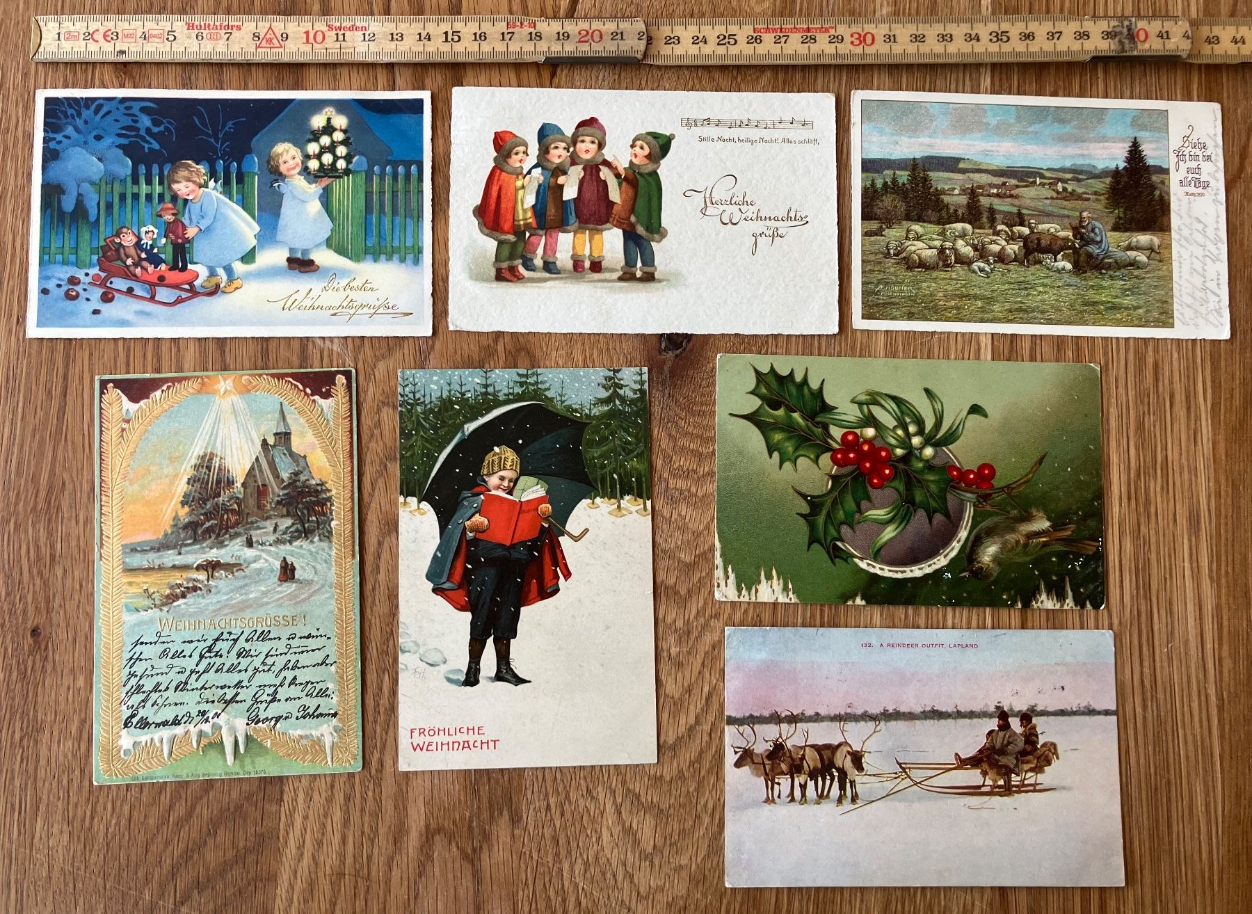 Cartoline postali: Ansichtskarten Weihnachten Grüsse – Usato da Waldstatt venduto da breitaxt