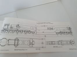 SBB Güterwagen-Typen / Skizzen / Massstab 1:100  Güterwagen