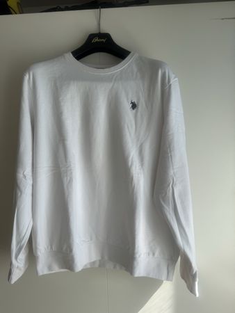 Sweater US Polo Assn. weiss Grösse L in gutem Zustand
