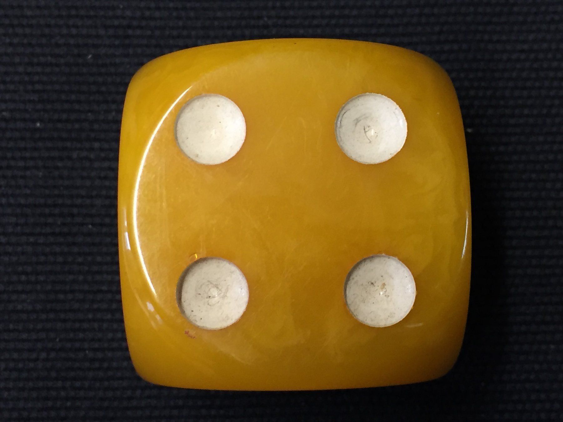 Giochi: Vintage DDR Würfel Bakelit Catalin 4.5cm – Usato da Schaffhausen venduto da vintageville 7
