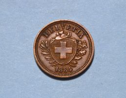 1 Rappen 1884