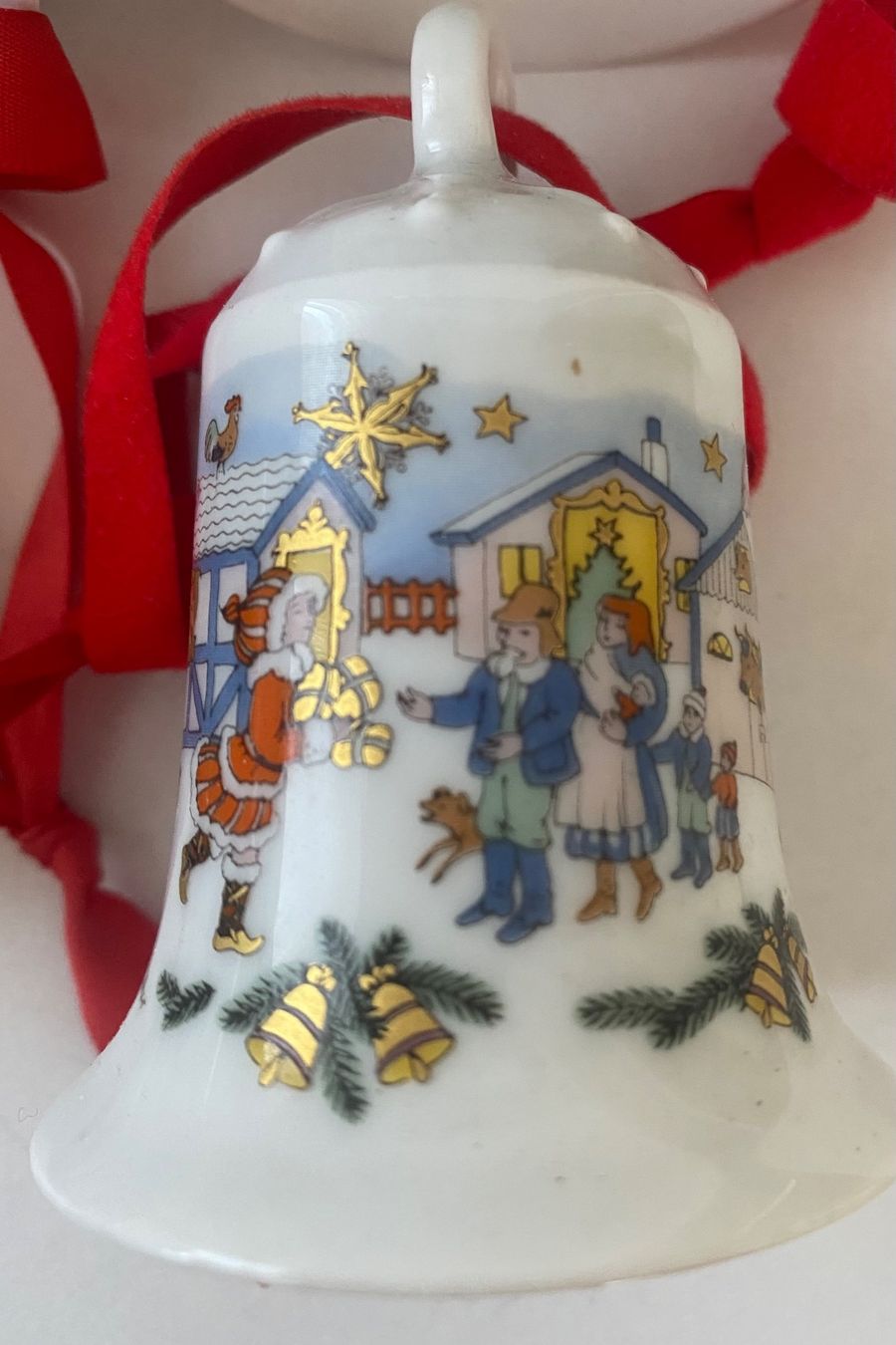 Hutschenreuther Campanacci mucche: 5 Weihnachtsglocken Hutschenreuther – Usato da Oftringen venduto da Wiggiwave 5