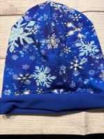Schneeflocken, Beanie, Wendemütze, Ökotex, Gr. 57 NEU
