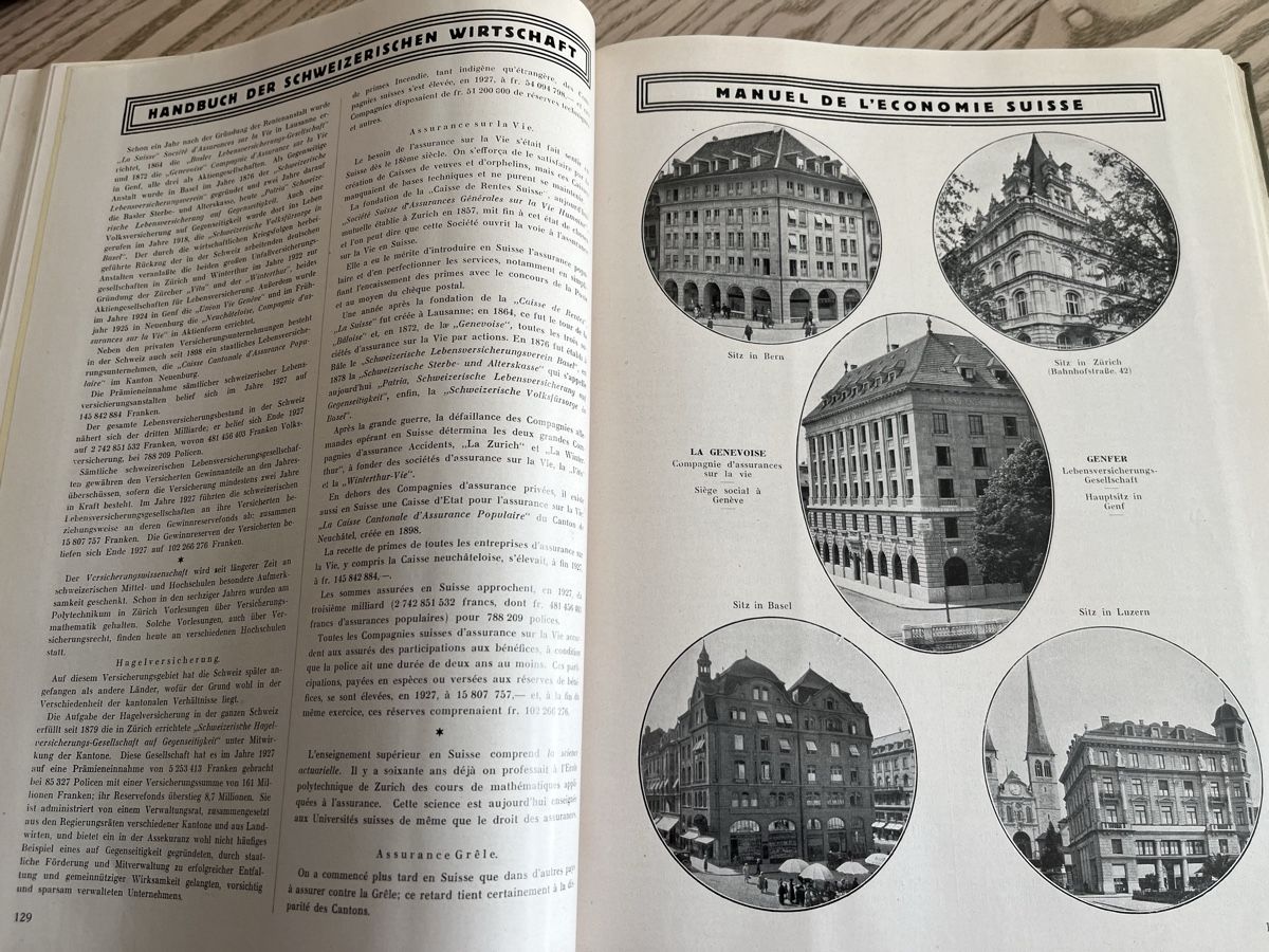 Libri: Handbuch der Schweizerischen Wirtschaft von 1930 – Usato da Romanshorn venduto da Apfelschuss 3