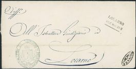 TI Verscio - Strahlenstempel - Locarno - Brief