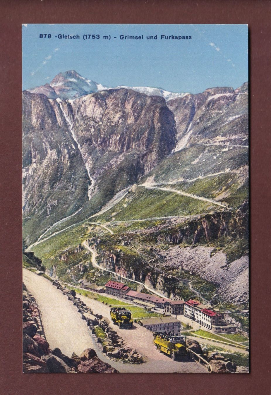 Cartes postales: GLETSCH - Postauto – D'occasion à Pully par nicecards-shop