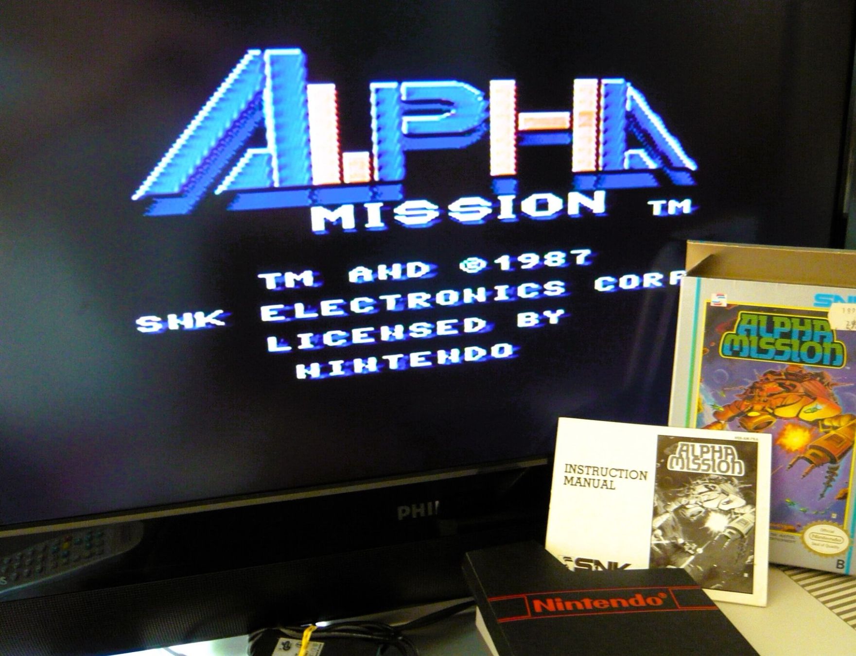 Nintendo Giochi: NES : Alpha Mission, CIB, Excellent état ! – Usato da Onex venduto da Jaguar1986 1