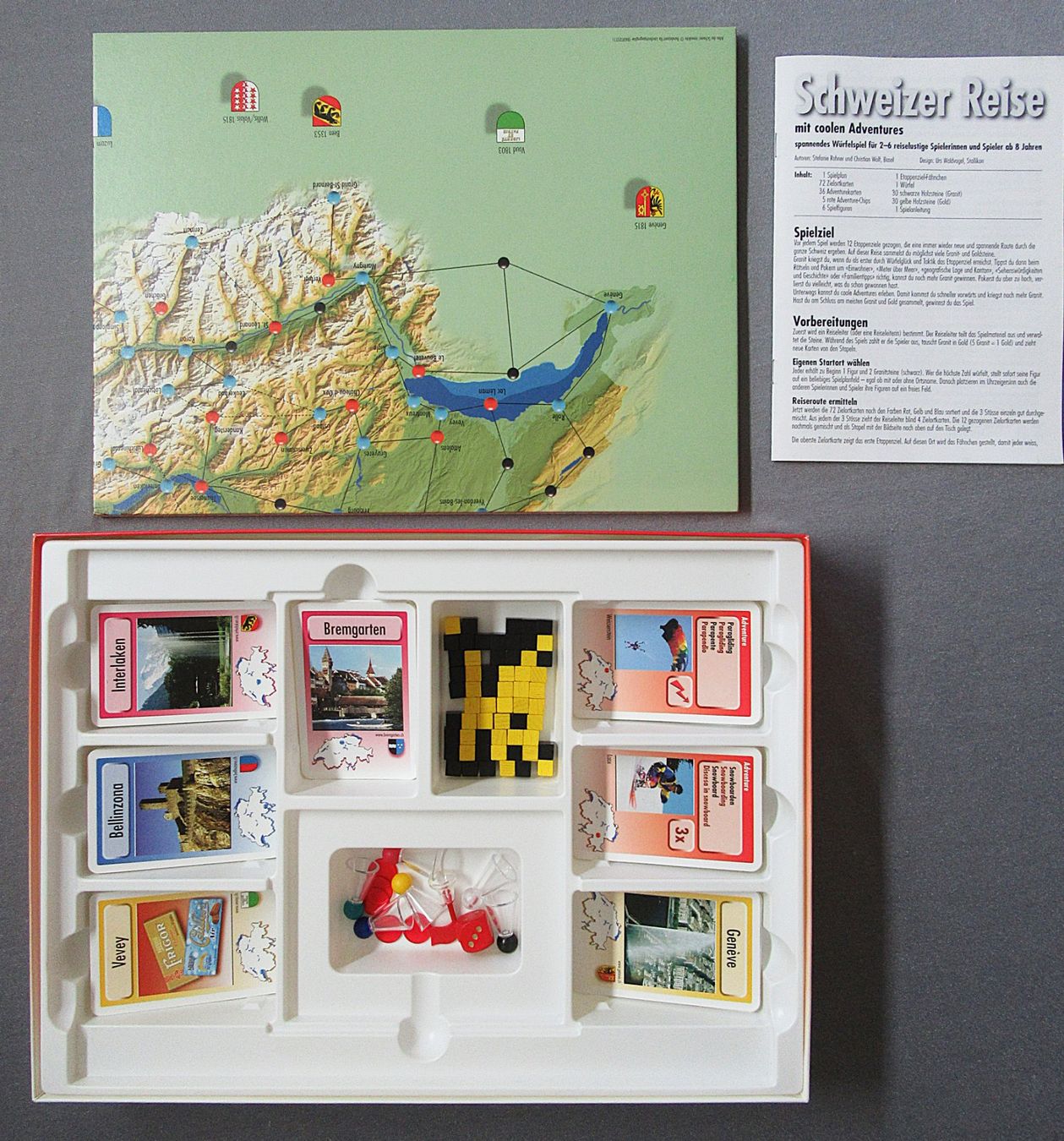 Carlit Spiele: Schweizer Reise - ein abenteuerliches Würfelspiel – Gebraucht aus Auenstein von Padabimbim 2