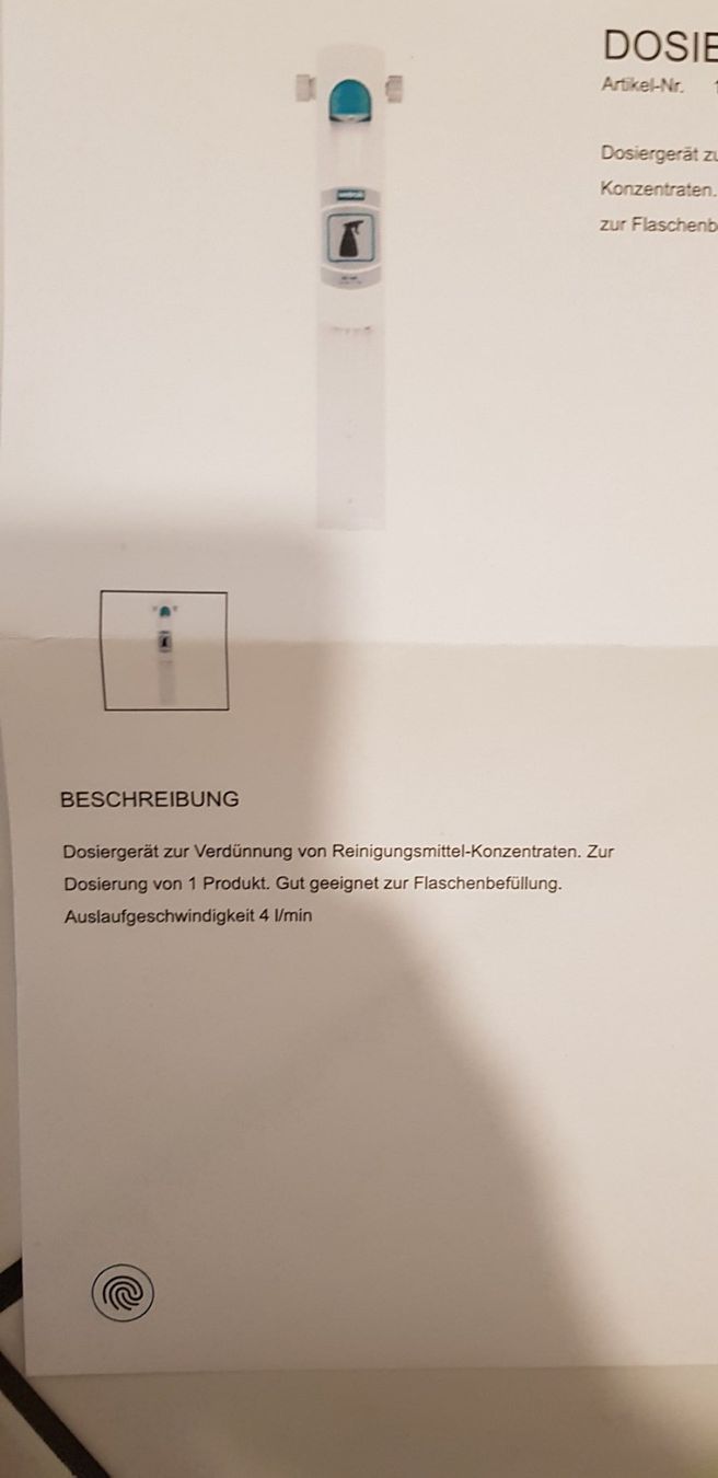 Wetrok Tutte le macchine: Wetrok / Taski Dosiergerät – Nuovo e nell'imballaggio originale da Zürich venduto da fiat72 3