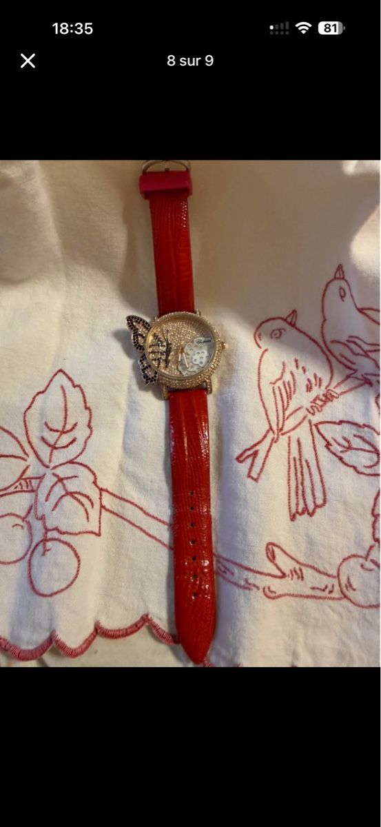Chopard Orologi: Montre Chopard papillon argent plaqué or – Usato da Neyruz FR venduto da sve_6hhr 6